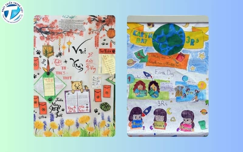 Chủ đề trang trí giấy A0 đa dạng
